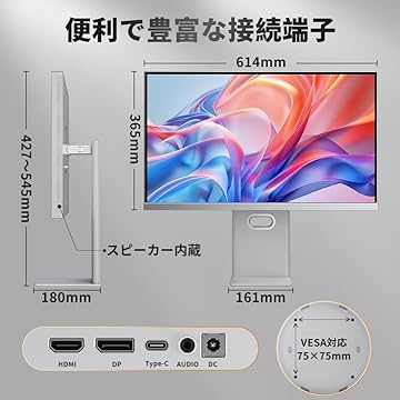 cocoper 27インチ　4K PCモニター Amazon.co.jp: cocopar モニター 27インチ 4K IPS HDMI2.1(TMDS